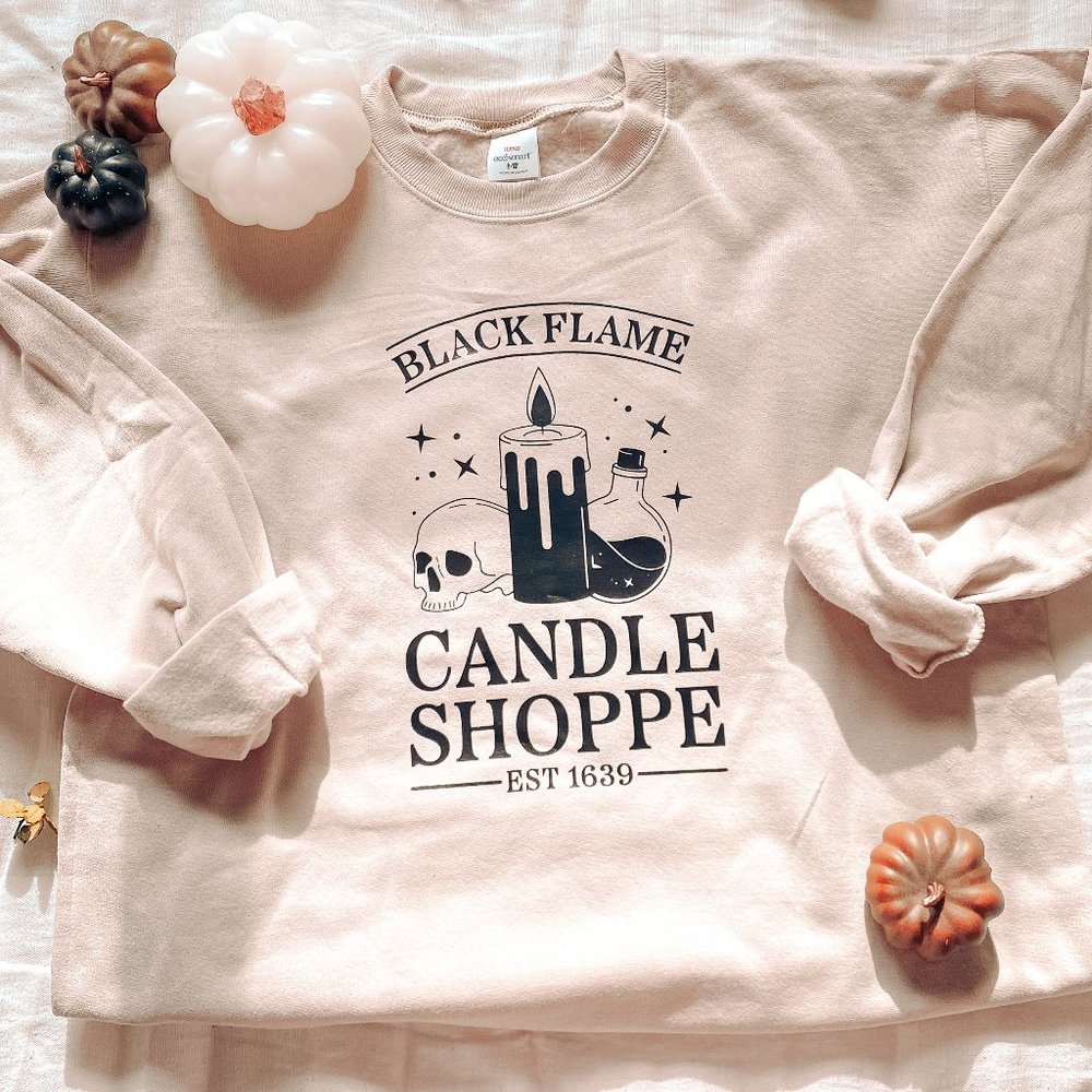 ✨NEW✨  Candle Shoppe- Trendy Halloween Sweatshirt